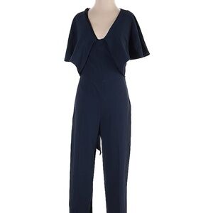 Club Monaco Cobalt  Short Sleeve Jumpsuit Sz 0